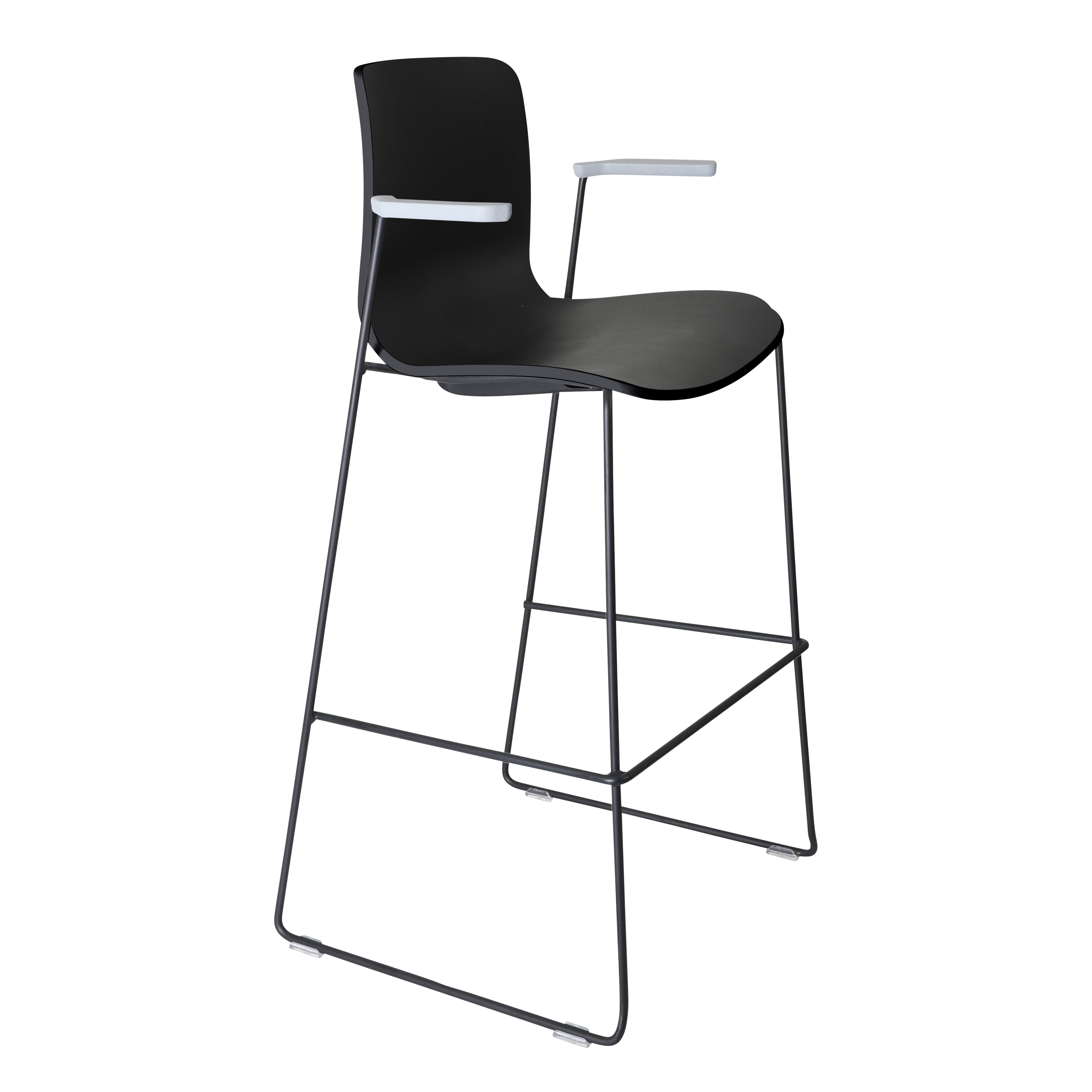 Acti Stool (Black / Stool Sled Base)